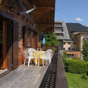 Außen Winter 12, Chalet les Rochers Blancs, Villars, Waadtländer Alpen, Waadt, Schweiz