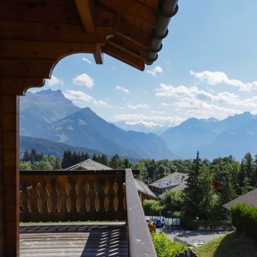 Außen Winter 31, Chalet les Rochers Blancs, Villars, Waadtländer Alpen, Waadt, Schweiz