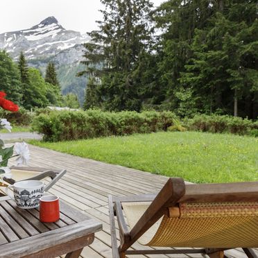 Außen Sommer 4, Chalet Dörfli, Les Diablerets, Waadtländer Alpen, Waadt, Schweiz