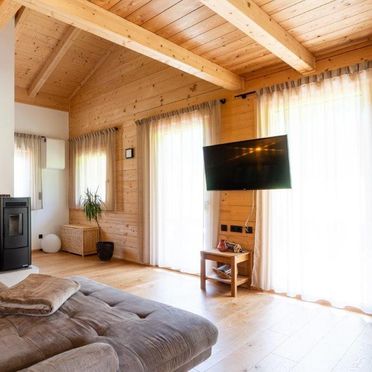 Living area, Chalet am Zirm, Weissenbach, Trentino-Südtirol, Trentino-Alto Adige, Italy