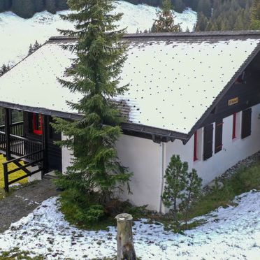 Außen Winter 30, Chalet le Cyclamen, Champoussin, Portes du Soleil, Wallis, Schweiz