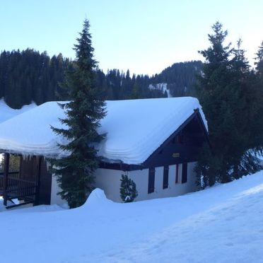 Außen Winter 30, Chalet le Cyclamen, Champoussin, Portes du Soleil, Wallis, Schweiz