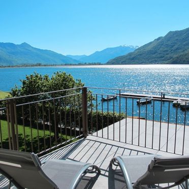 Außen Sommer 2, Rustico brezza di Lago, Lago di Mezzola, Comer See, Lombardei, Italien