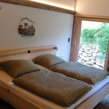 Schlafzimmer, Chalet Schmuckkastal, Kollnburg, Bayern, Bayern, Deutschland