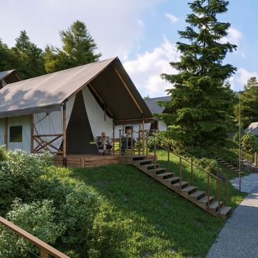 Außen Winter 10, LuxusZELT Safari, Kötschach-Mauthen, Kärnten, Kärnten, Österreich