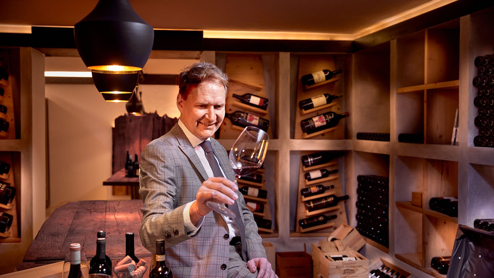Sommelier Karl Rothender im Vinariat