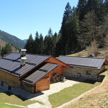 Sommer, Chalet Höfer, Vigo Rendena, San Valentino Tal, Trentino-Südtirol, Italien