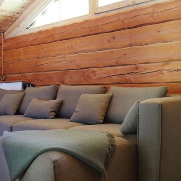 Wohnraum, Chalet Höfer, Vigo Rendena, San Valentino Tal, Trentino-Südtirol, Italien