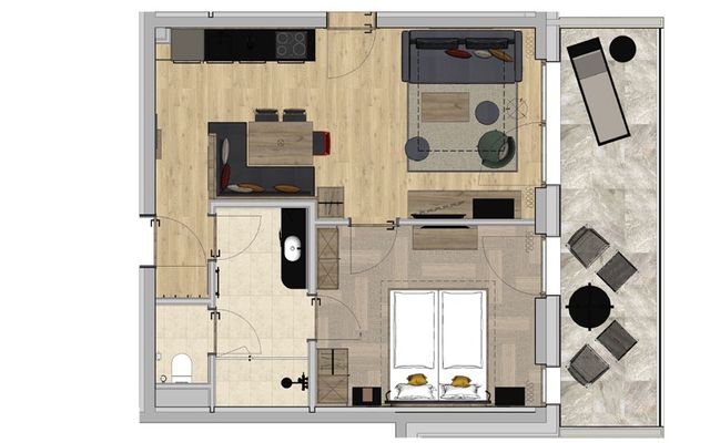 1-Bedroom Apartment »Superior« image 4 - ALPINE COLLECTION WILDSCHÖNAU