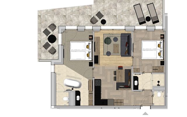 2-Bedroom Apartment  »Superior« image 6 - ALPINE COLLECTION WILDSCHÖNAU