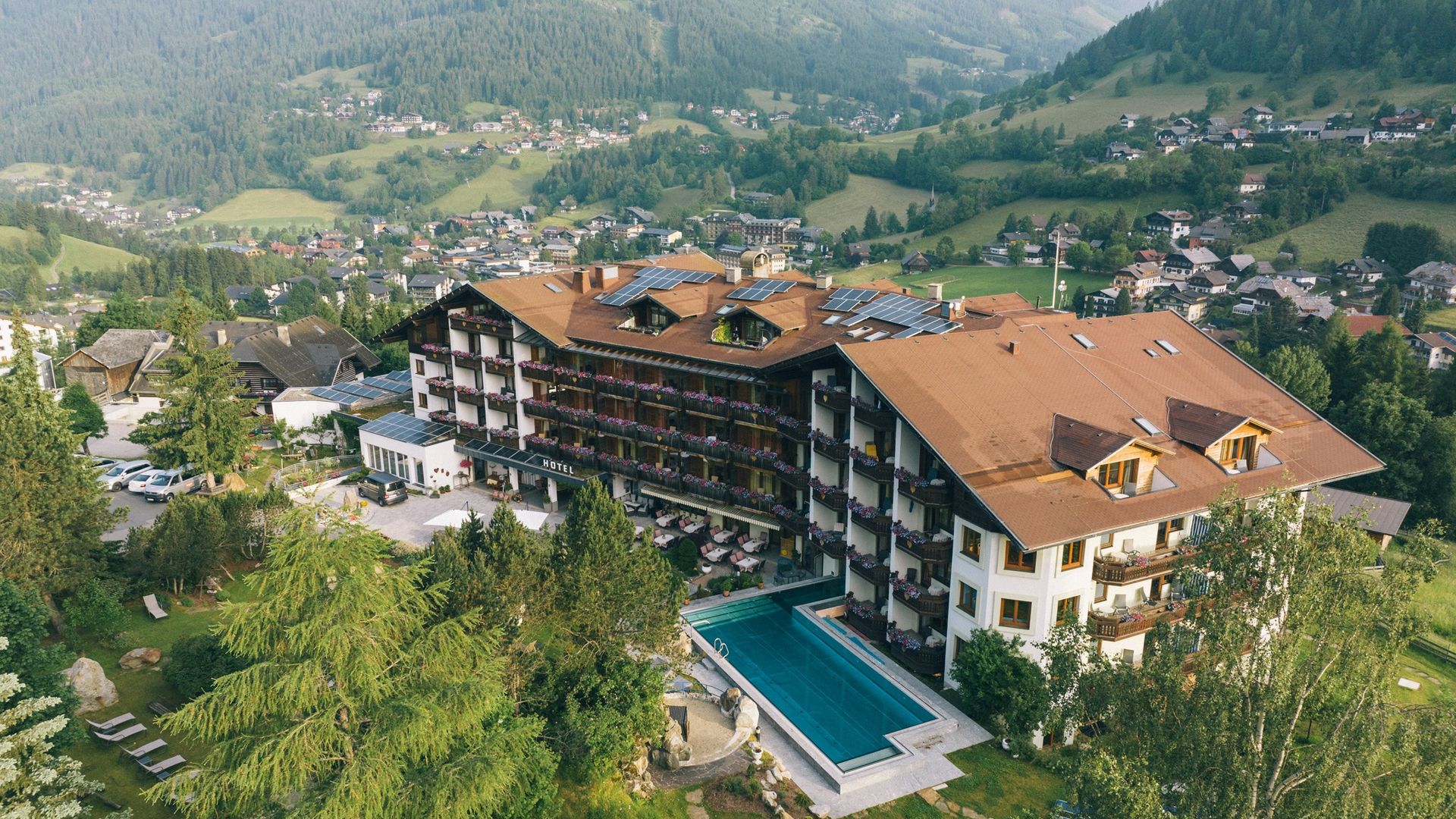 Hotel mit Bergblick und Panoramalage