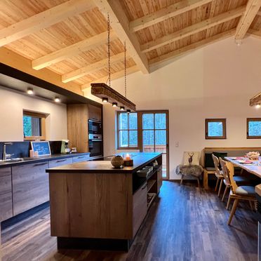 Kitchen with dining area, Riedlfeld Chalet, Dienten am Hochkönig, Salzburg, Salzburg, Austria