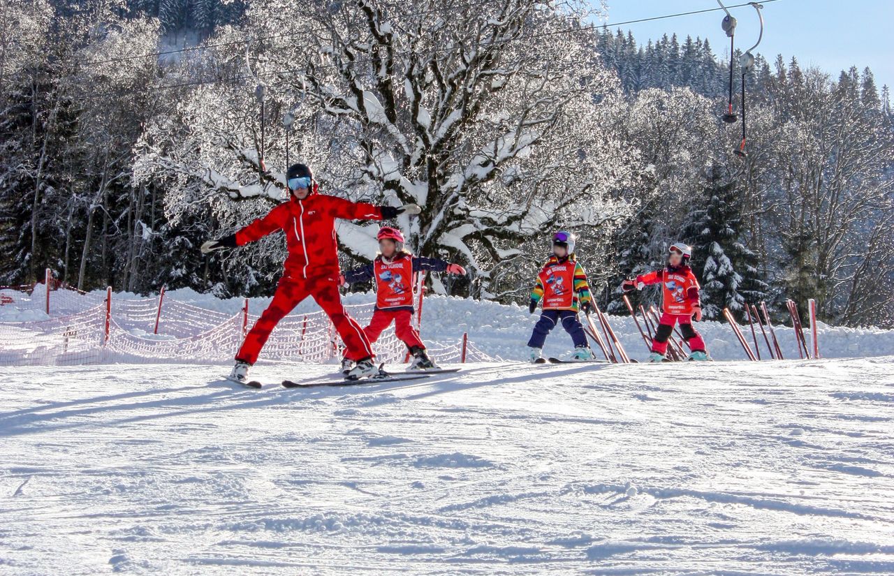 Kinderskischule Gruppenunterriht