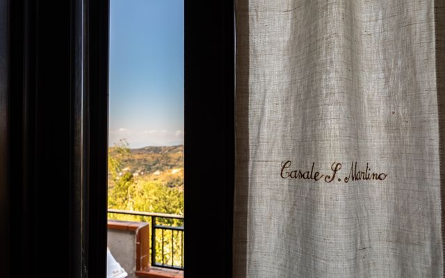 Salice kétágyas szoba tengerre néző kilátással és terasszal image 3 - B&B Casale San Martino | Laureana Cilento | Kampanien | Italien