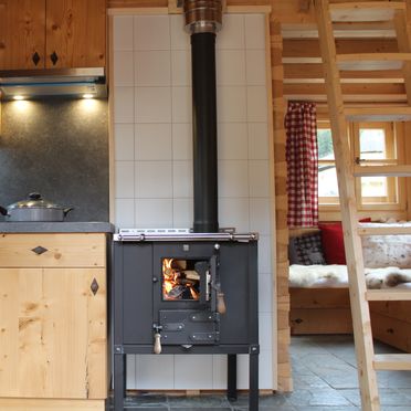 Cooking area, Kuschelchalet, Grosskirchheim, Kärnten, Carinthia , Austria