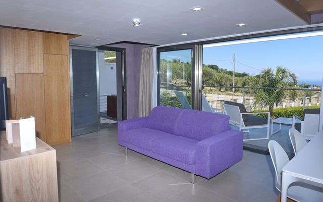 Négyágyas szoba tengerre néző kilátással image 3 - Hotel Torre di Fyos | Perdifumo | Kampanien | Italien