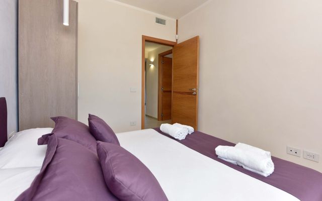 Négyágyas szoba kertre néző kilátással image 2 - Hotel Torre di Fyos | Perdifumo | Kampanien | Italien