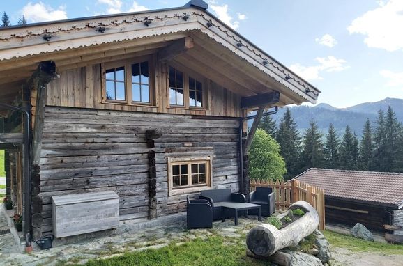 Sommer, Hütte Feldalphorn, Auffach, Tirol, Österreich