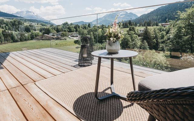 Unterkunft Zimmer/Appartement/Chalet: Suite mit 1 Schlafzimmer und Panorama Blick