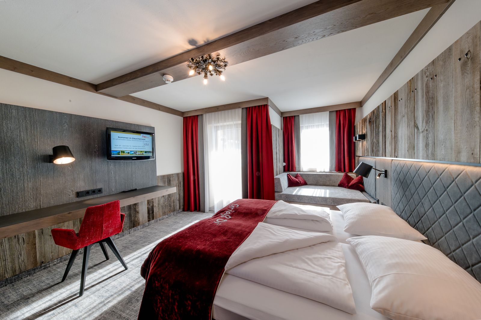 Doppelzimmer Kat.2 image 2 - 4 Sterne Wellnesshotel in Zauchensee Hotel Alpenrose Zauchensee