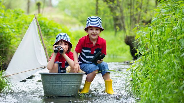 Familien Glück im Frühling