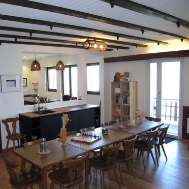 Esszimmer, Chalet les Crettaux, Haute-Nendaz , Wallis, Schweiz