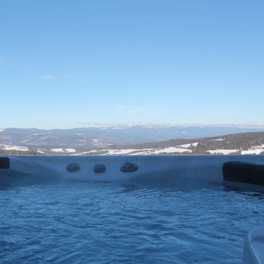 Jacuzzi, Almhütte Hebalm II, Pack, Steiermark, Steiermark, Österreich