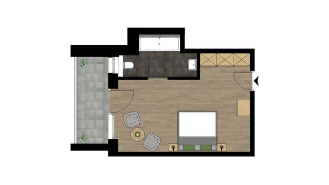 Doppelzimmer Rothorn image 7 - Alpenhotel Zimba