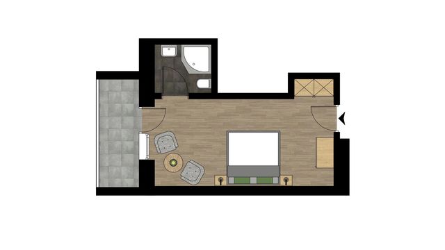 Doppelzimmer Wildberg image 7 - Alpenhotel Zimba