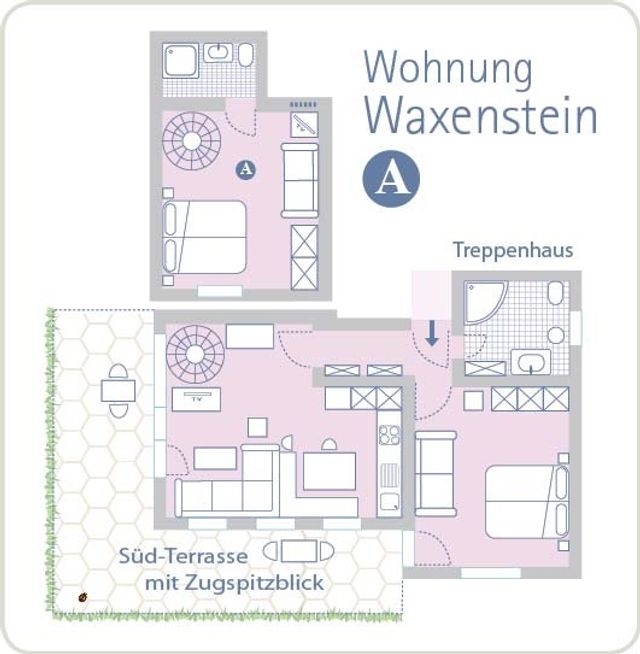 **** Ferienwohnung Waxenstein Variante A image 11 - Gästehaus Ferienhaus Marianne 