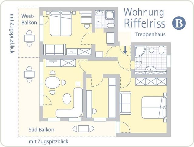 ***** Ferienwohnung Riffelriss Variante B image 11 - Gästehaus Ferienhaus Marianne 