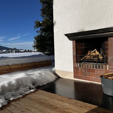 Terrace oven, Alpenchalet Teisenberg, Inzell, Bavaria, Germany