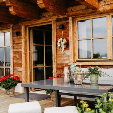 Terrasse, Chalet Hirschberg, Lendorf, Kärnten, Österreich