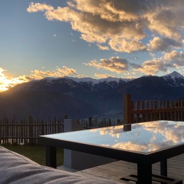 Terrace with view, Chalet Hirschberg, Lendorf, Carinthia , Austria