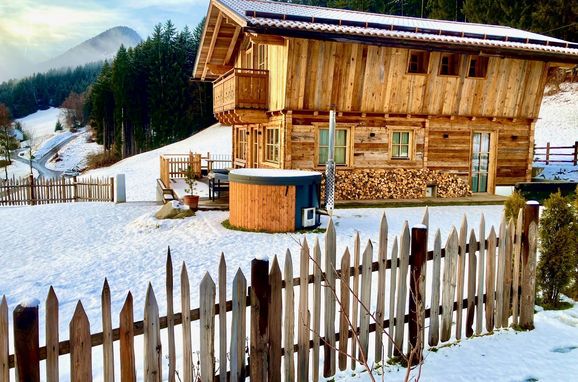 Winter, Chalet Hirschberg, Lendorf, Kärnten, Österreich