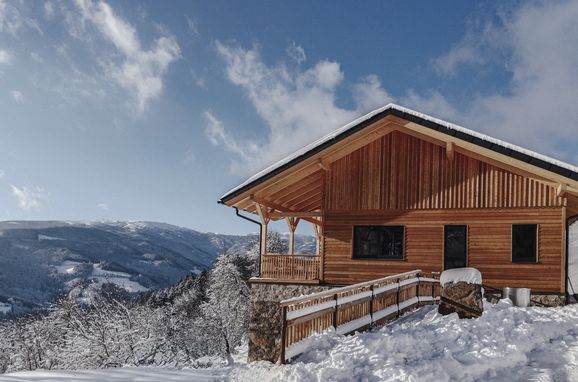 Winter, Flattner Hütte, St. Margarethen, Kärnten, Österreich