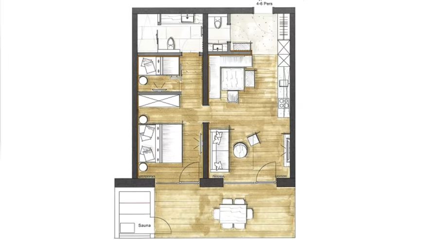 Apartment A Deluxe image 6 - Ferienanlage Central GmbH