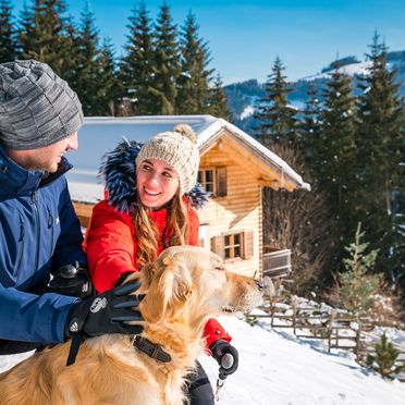 Winter, Bergchalet Kuhgraben, Bad St. Leonhard, Carinthia , Austria