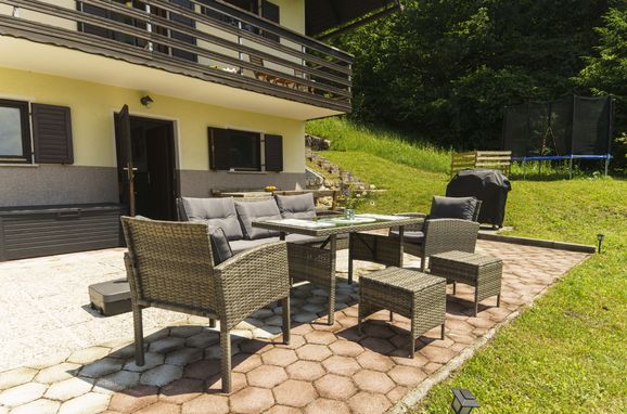 Garden furniture with grill, Almhütte Mrzlica, Cece, Styria , Slovenia