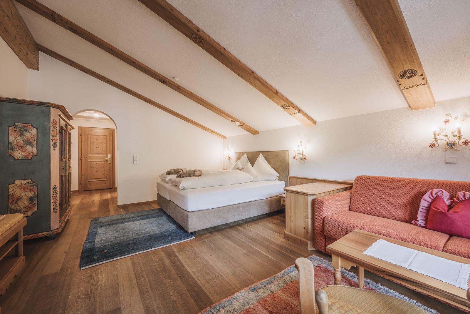 Doppelzimmer Auerberg mit Balkon - Hotel Gaspingerhof