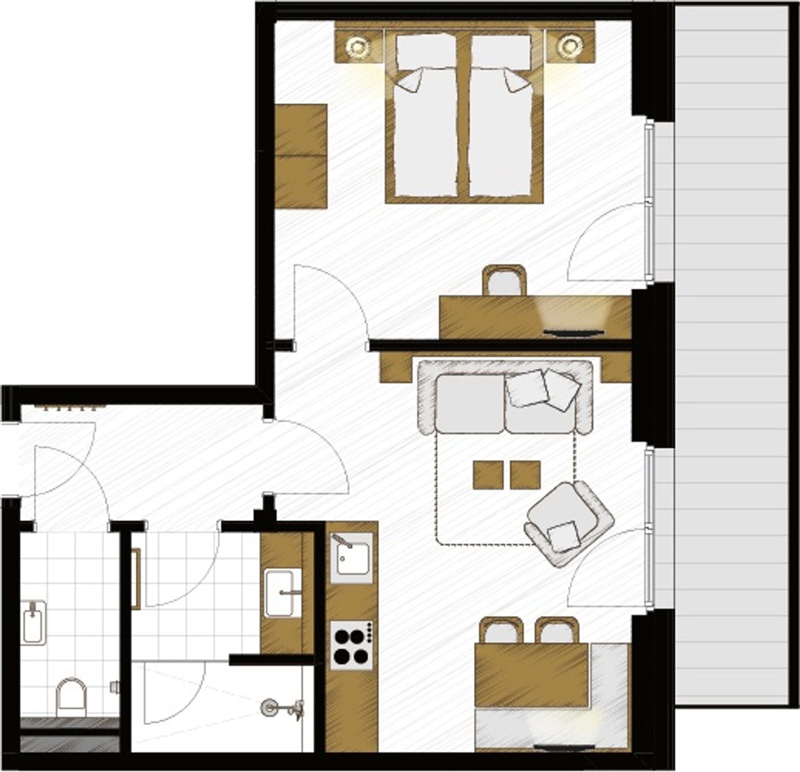 Apartment „Amethyst“ image 2 - Hotel Gaspingerhof