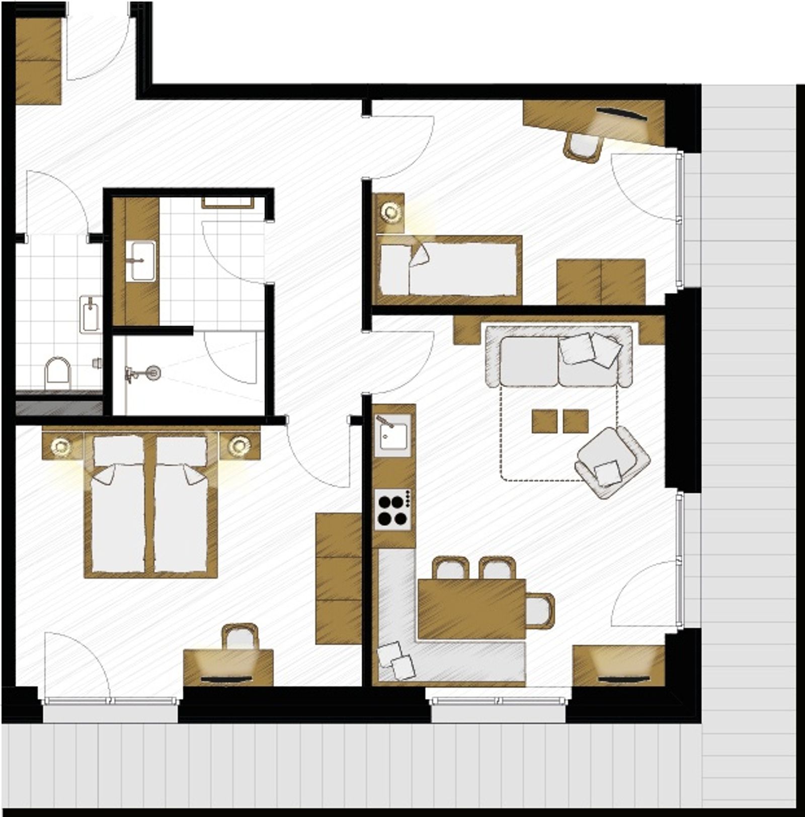 Apartment „Granat“ image 3 - Hotel Gaspingerhof