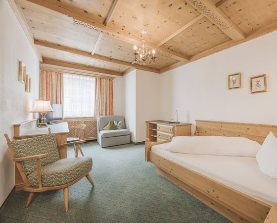 Hotel Zimmer: Einzelzimmer Fürstalm mit Balkon - Hotel Gaspingerhof