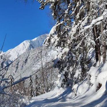 Außen Winter 35, Hütte Lieblingsplatz, Flirsch, Arlberg, Vorarlberg, Österreich