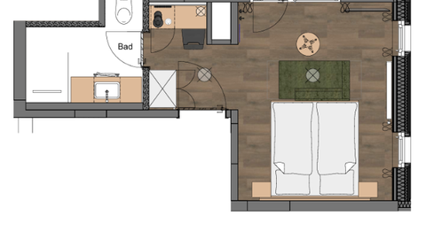 Comfort double room "Black Forest" with balcony