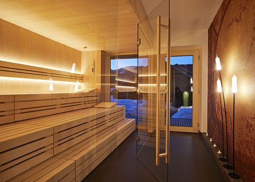 Bio-Hotel Oswalda-Hus: Sauna im Natur Spa - Bio-Hotel Oswalda-Hus, Riezlern, Vorarlberg, Österreich