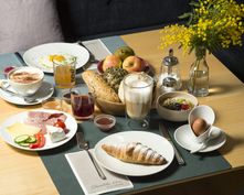 Bio-Hotel Oswalda-Hus: Bio-Frühstück vom Feinsten - Bio-Hotel Oswalda-Hus, Riezlern, Vorarlberg, Österreich