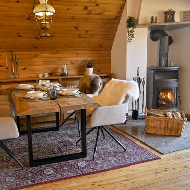 Essbereich, Chalet Auszeit Zirbenland, Obdach, Steiermark, Österreich