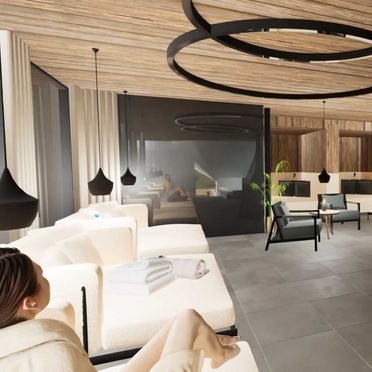 Wellnessbereich, Chalet Black Stone, Sölden, Tirol, Österreich