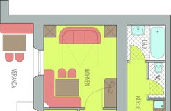 Appartamento in larice naturale (2/6) - Familien- und Naturhotel Darrehof